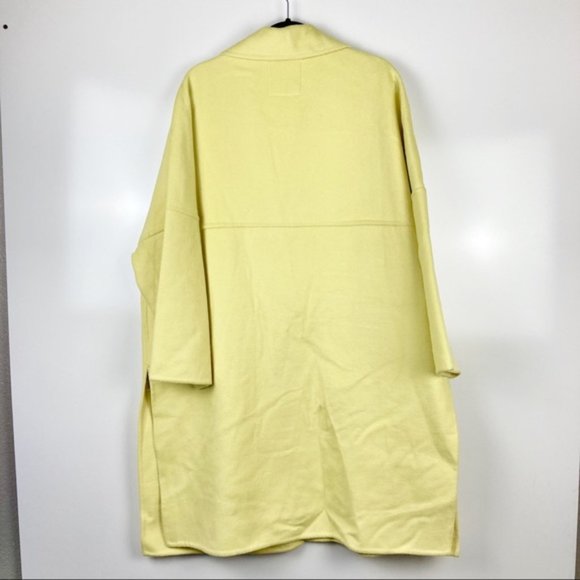 NWT Zara Wool Blend Oversized Lapel Collar Coat - Picture 5 of 12